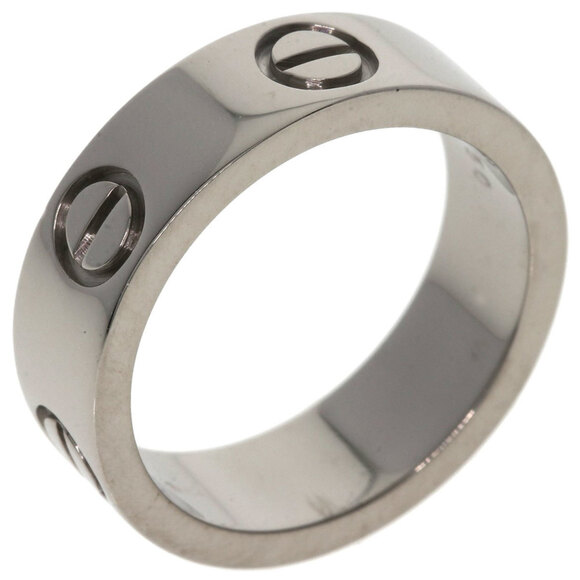 CARTIER 18k White Love Ring #50 - Picture 2 of 10